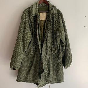 Vintage Military Jacket with inner shell. Large